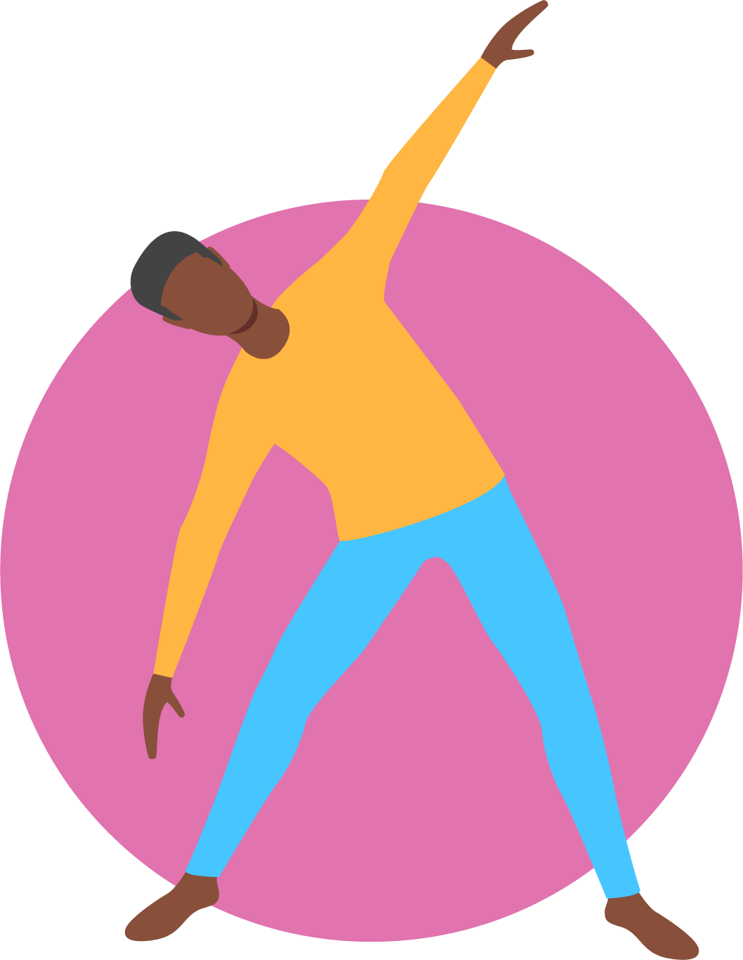 One-leg stretch exercise